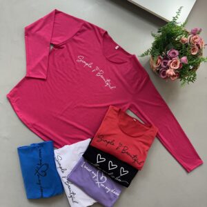 CAMISETAS MODAL T/ESP (x3)