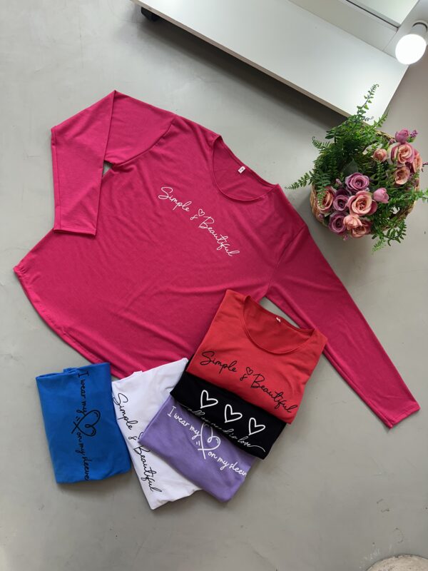 CAMISETAS MODAL T/ESP (x3)
