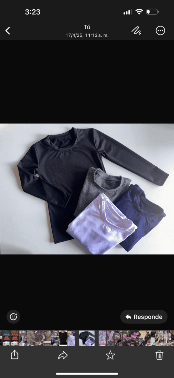 CAMISETAS TÉRMICAS NIÑOS (x7) - Imagen 2