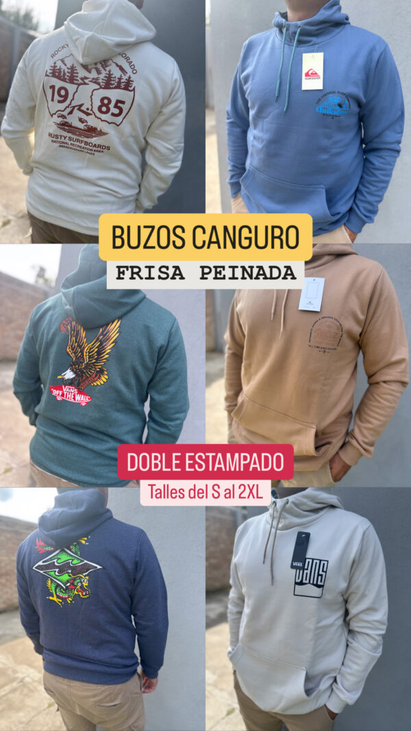 BUZOS CANGURO PREMIUM (x5) - Imagen 2