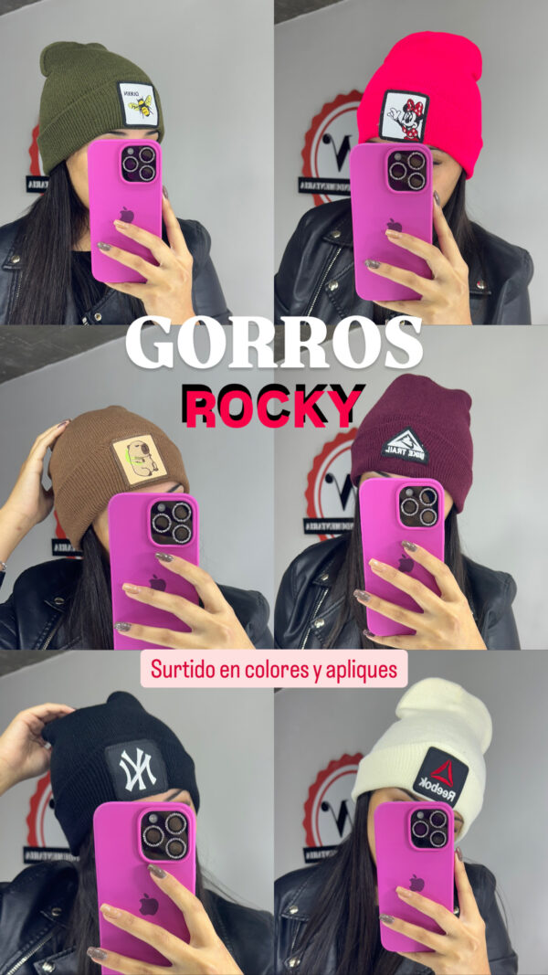GORROS ROCKY (x6) - Imagen 4