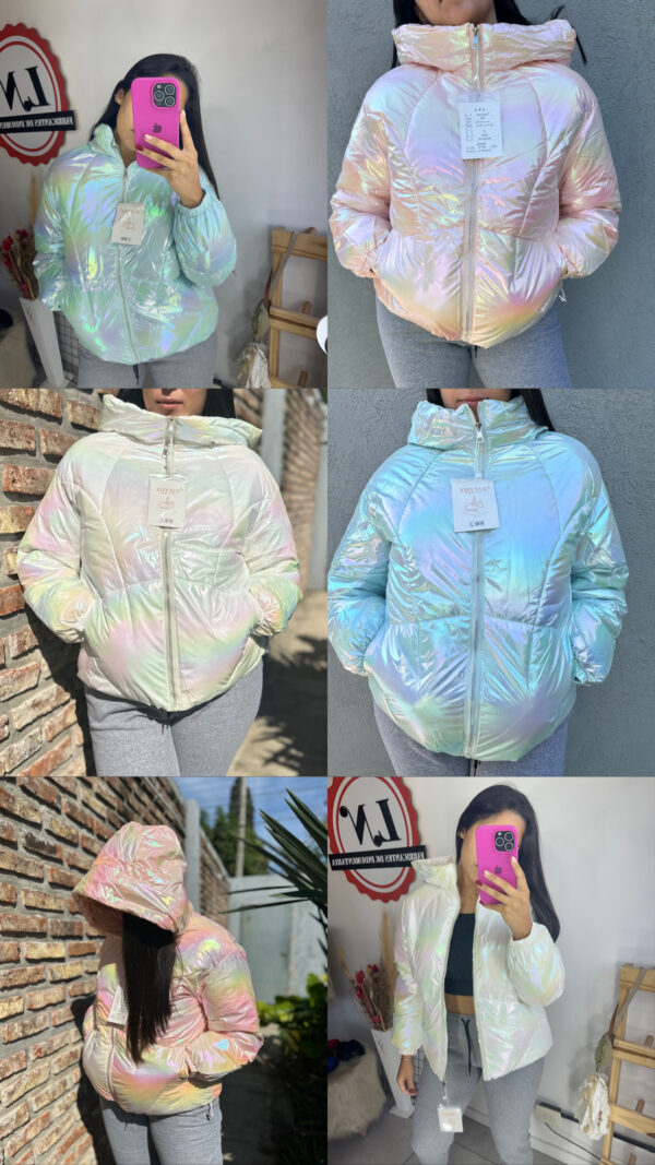 CAMPERAS PUFFER TORNASOL (x5) - Imagen 2