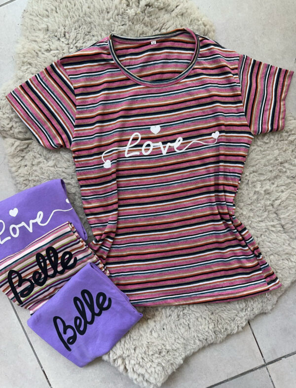 REMERAS ALGODÓN DAMA (x4)