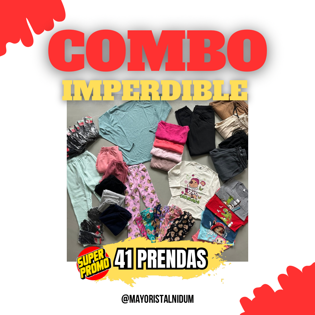 COMBO IMPERDIBLE – 41 PRENDAS