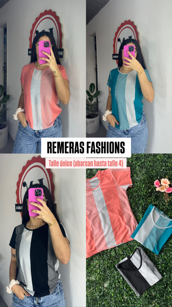 REMERAS FASHIONS (x3) - Imagen 2