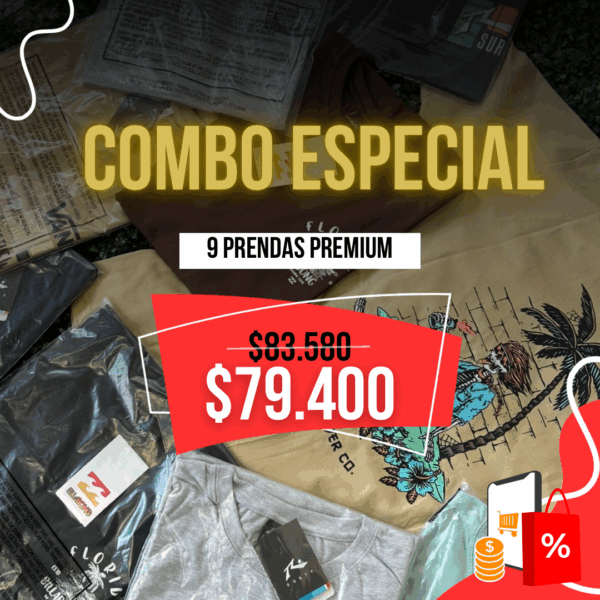 ⭐ COMBO ESPECIAL – 9 REMERAS PREMIUM ⭐