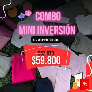 COMBO MINI INVERSIÓN (13 prendas)