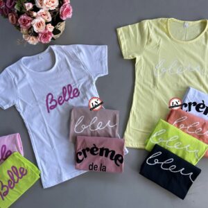 REMERAS ALGODÓN DAMA (x4)