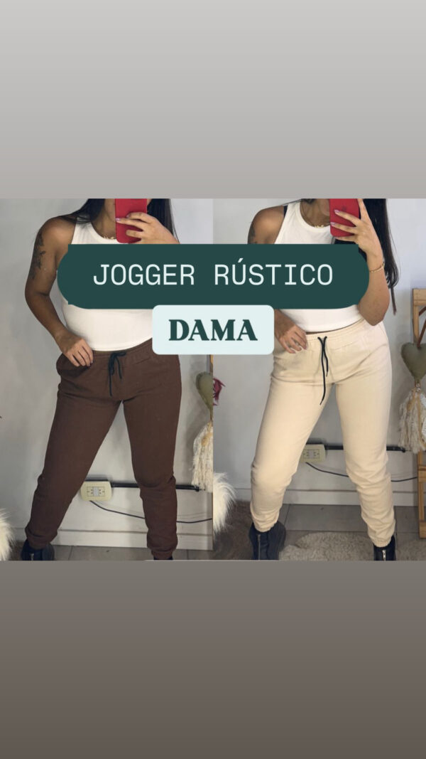 JOGGER RÚSTICO DAMA. 🟡OFERTA $8130 c/u 🟡(x5) - Imagen 2