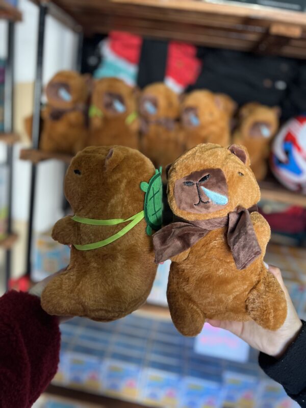 🧸 PELUCHES CAPIBARA CON MOÑO O MOCHILA (x1)