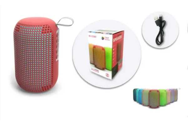 🔊 PARLANTE VIAJERO CON LUCES LED (x1) - Imagen 2