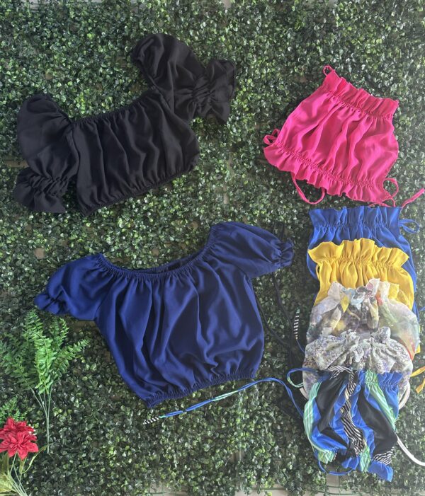 TOPS CON VOLADOS (x3)