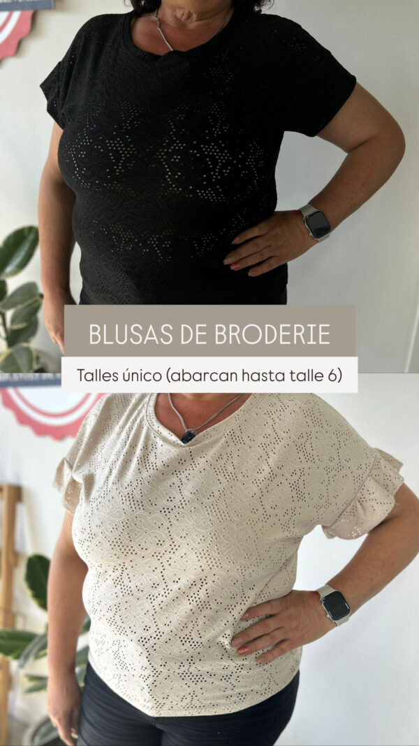 BLUSAS BRODERIE. (x2) - Imagen 3