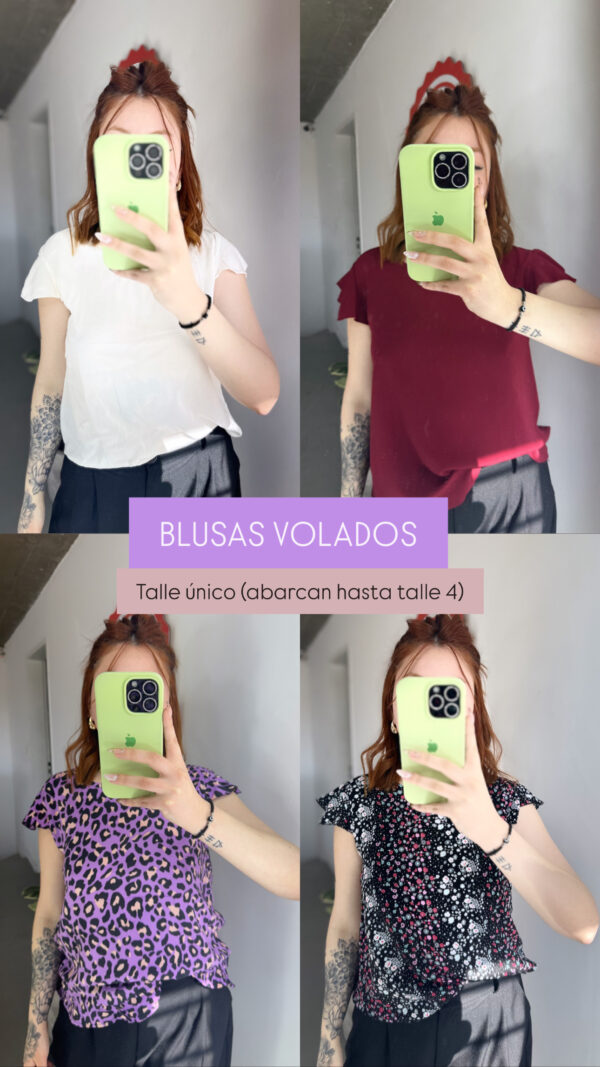 BLUSAS VOLADOS (x3) - Imagen 2