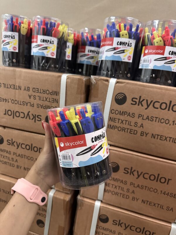 COMPÁS SKYCOLOR x24unid (X1CAJA)