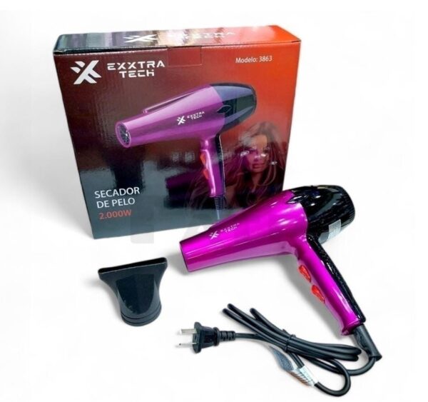 💨 Secador de Pelo Exxtra Tech 2000W (X1)