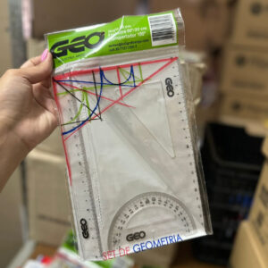 SET GEOMÉTRICO 20CM (X3PAQUETES)