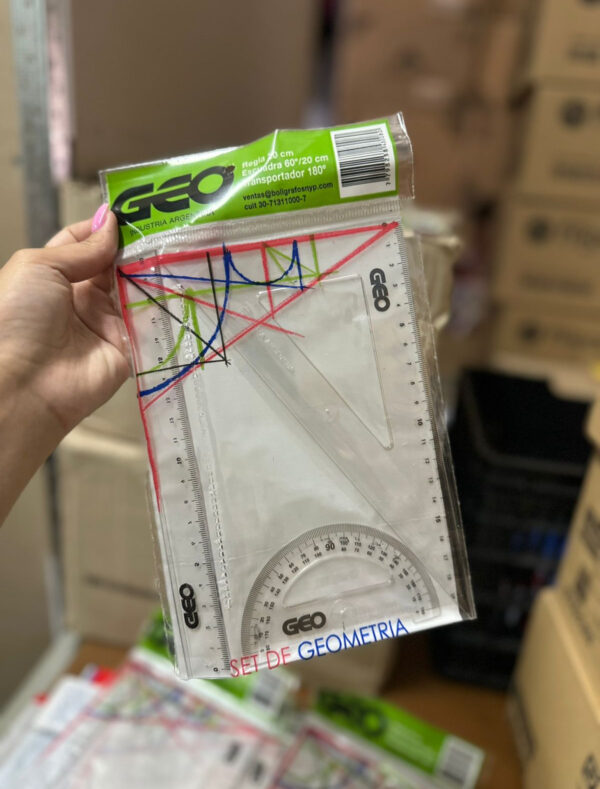 SET GEOMÉTRICO 20CM (X3PAQUETES)