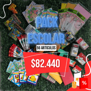 📚 PACK ESCOLAR – 56 ARTÍCULOS 📚
