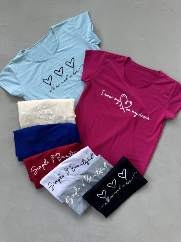 REMERAS MODAL ESTAMP 2-5 (x4)