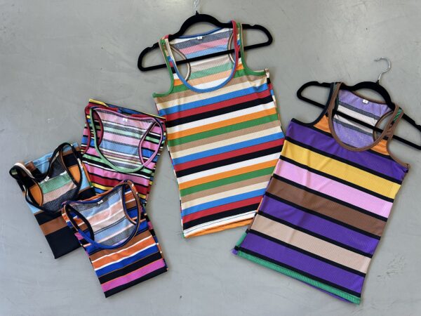 MUSCULOSAS MORLEY RAYADAS (x5)