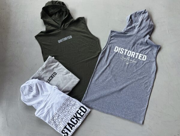 MUSCULOSAS DE HOMBRE CON CAPUCHA (x5)